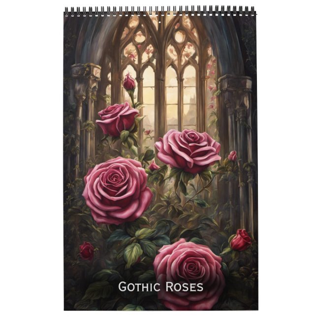 Gotische Rose von Ivy und Bat Gotik Kalender (Titelbild)