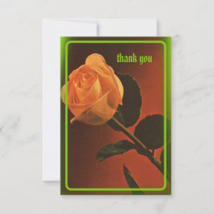 Gotische Rosen Dankeskarten Dankeskarte