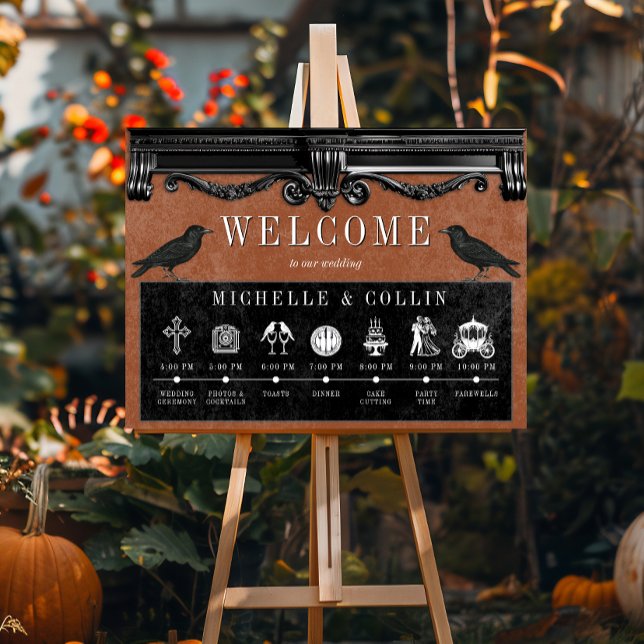 Gotische schwarze Ravens & Rostserie Poster (Von Creator hochgeladen)