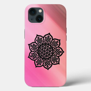 GOTISCHE SONNE Schwarze Pinke keltische Knoten Case-Mate iPhone Hülle