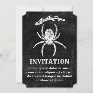 Gotische Spinne aus der Einladung