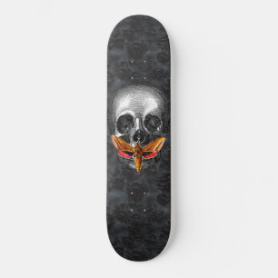 Gotische Stille der Skulls, Dunkel Skateboard
