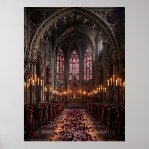 Gotische Valentinskatedrale Halle Poster