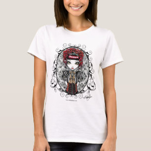 Gotische viktorianische Couture-feenhafte T-Shirt