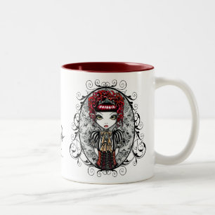 Gotische viktorianische Feen-Tasse Annie Zweifarbige Tasse