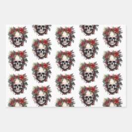 Gotische Weihnachten Geschenkpapier Set