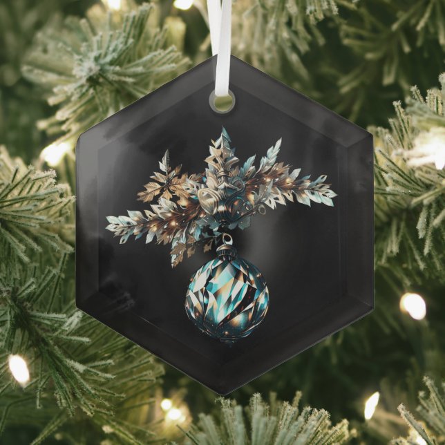 Gotische Weihnachten Ornament Aus Glas (Insitu)