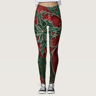 Gotische Weihnachtsbäume Leggings