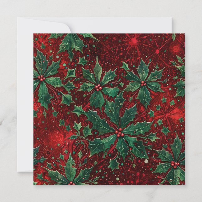 Gotische Weihnachtskarte (Vorderseite)