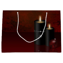Gotische Weihnachtskerzen Ornament Große Geschenktüte