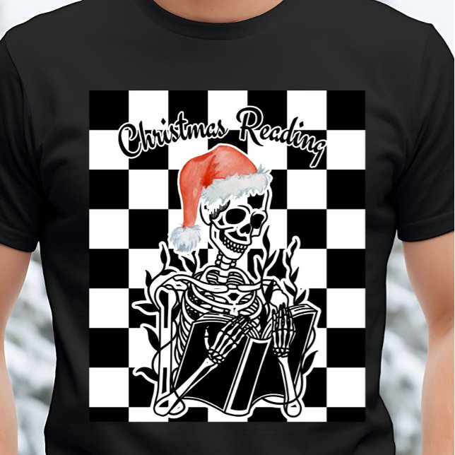 Gotische Weihnachtslesen T-Shirt (Von Creator hochgeladen)