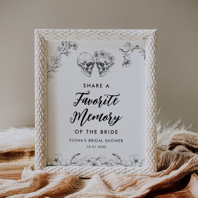 gotische Wiedergabe eines beliebten Memory-Brautpa Poster (Von Creator hochgeladen)