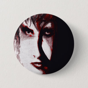 Gotischer Gott-Posten PunkGoth Button