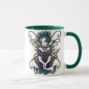 Gotischer Kolibri-feenhafte Kunst-Tasse "Lillian" Tasse