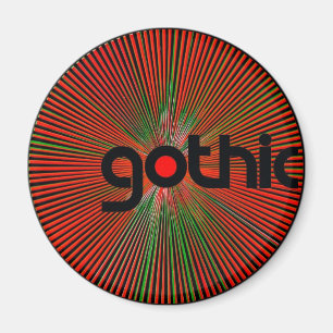 "Gotischer" Kühlschrankmagnet Magnet