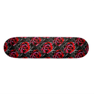 Gotischer Rose Skateboard