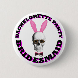 Gotischer Steampunk Junggeselinnen-Abschied Button