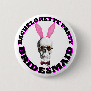 Gotischer Steampunk Junggeselinnen-Abschied Button