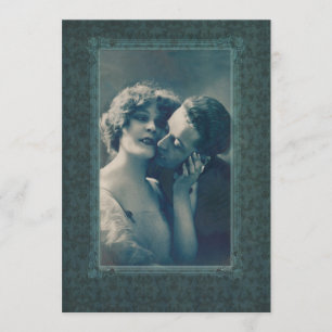 Gotischer Vampire Romance Dracula und Liebhaber Einladung