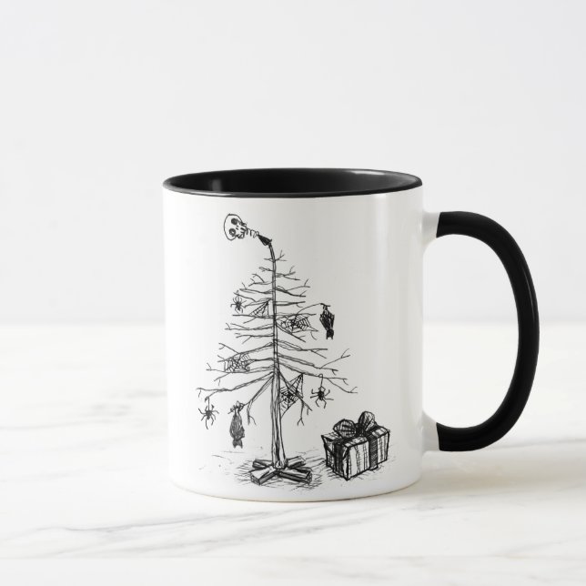 Gotischer Weihnachtsbaum Tasse (Rechts)