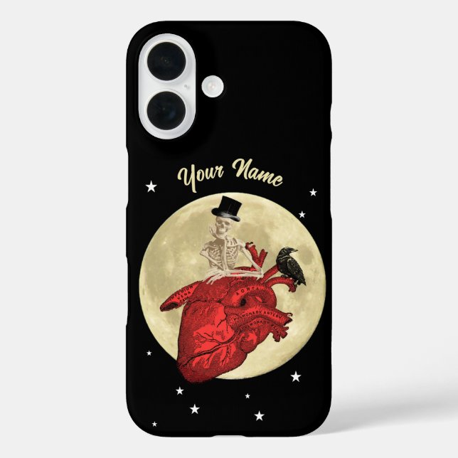 Gotisches anatomisches Herz Case-Mate iPhone Hülle (Rückseite)