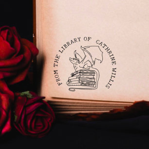 Gotisches Drachenbuch aus der Bibliothek Permastempel