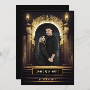 Gotisches Elegantes Foto Save the Date