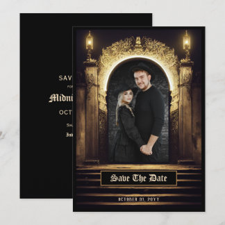 Gotisches Elegantes Foto Save the Date
