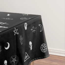 Gotisches geheimnisvolles Symbol-Muster Tischdecke
