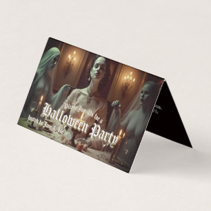 Gotisches Halloween-Bankett in Candlelight