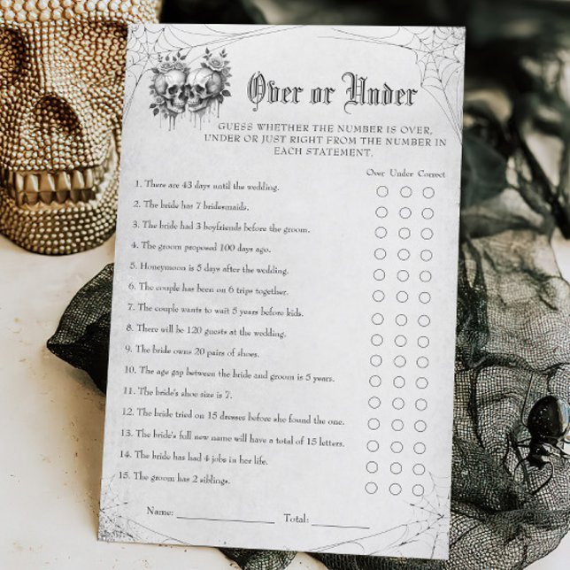 Gotisches Halloween-Brautparty über oder unter dem (Von Creator hochgeladen)