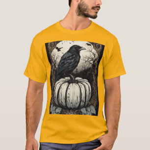 "Gotisches Halloween-Design mit satanischen Symbol T-Shirt