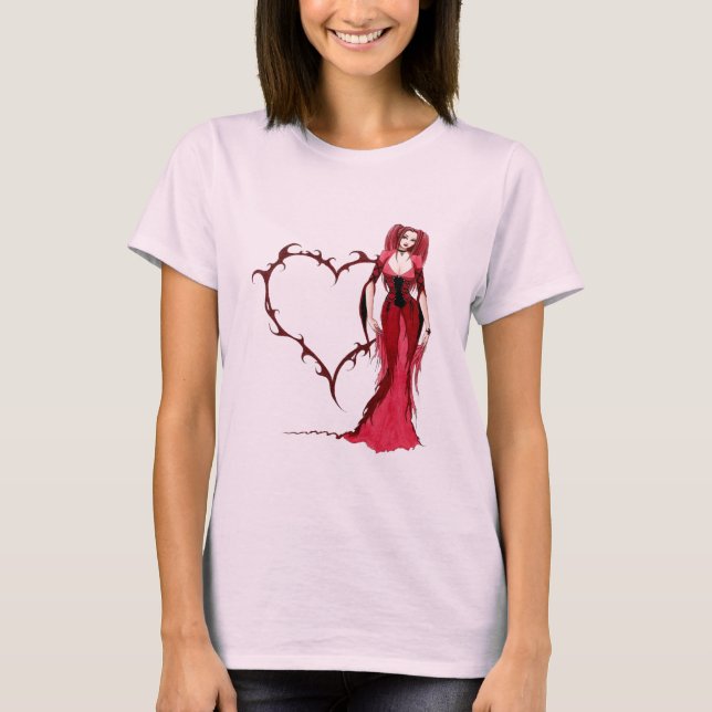Gotisches Herz T-Shirt (Vorderseite)