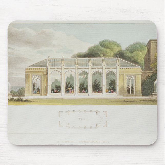 Gotisches Konservatorium, 1832 Mousepad (Vorne)