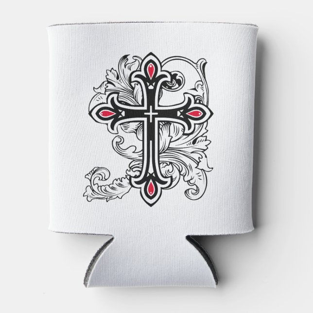 Gotisches Kreuz Dosenkühler (Vorderseite)