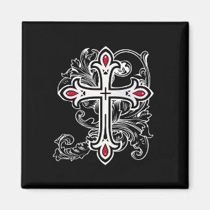 Gotisches Kreuz Magnet