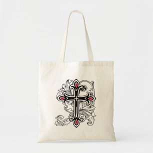 gotisches Kreuz Tragetasche