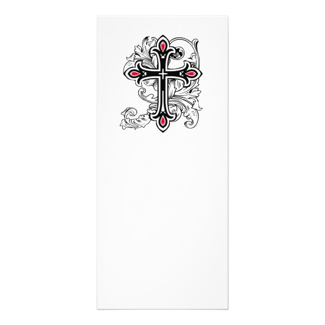 Gotisches Kreuz Werbekarte (Vorne)