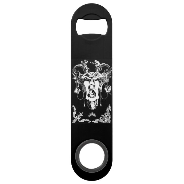 Gotisches Monster antike architektonische Dekorati Speed Flaschenöffner (Vorderseite)