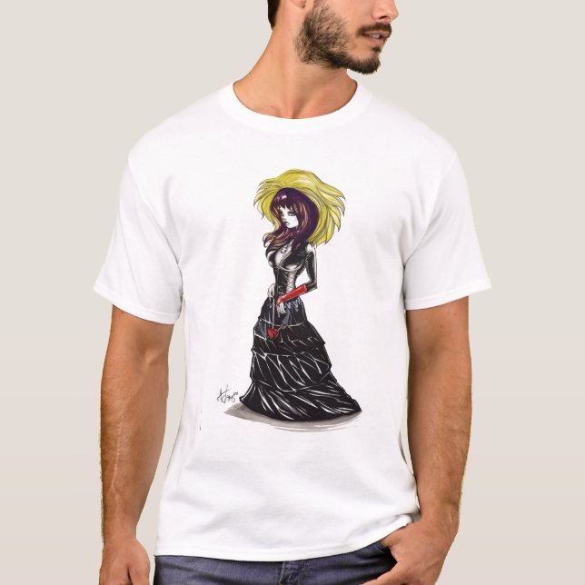 Gotisches Purrr T-Shirt (Vorderseite)