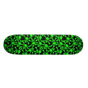 GOTISCHES SCHÄDEL-KNOCHEN-MUSTER SKATEBOARD