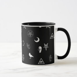 Gotisches Symbol-Muster Tasse