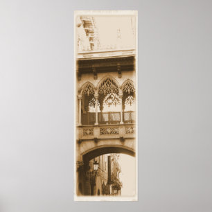 Gotisches Viertelbarcelona Poster