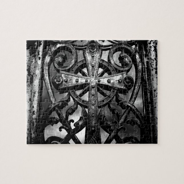Gotisches viktorianisches Kreuz Puzzle (Horizontal)