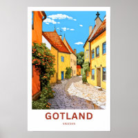 Gotland Sweden Travel Print