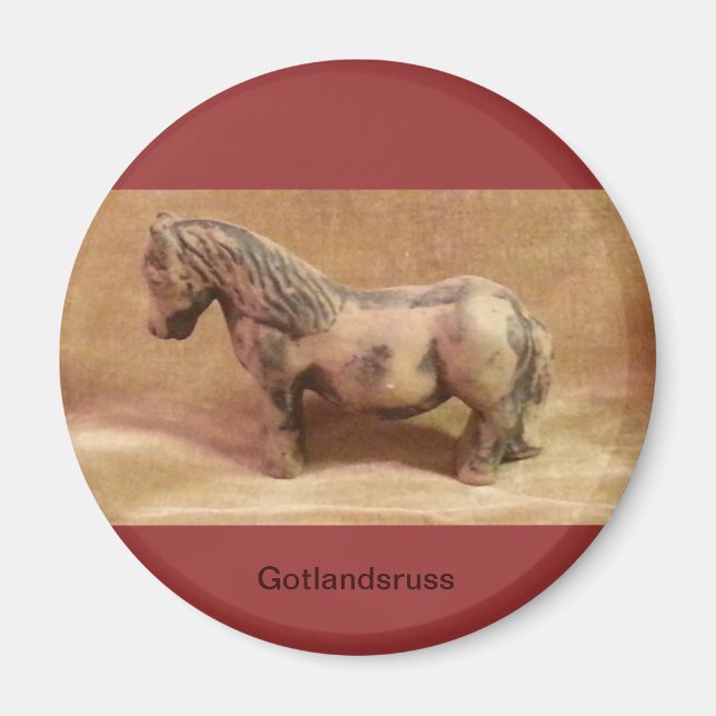 Gotlandsruss Magnet (Vorne)