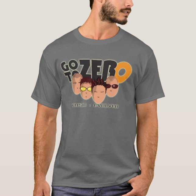 GoToZero Band-Kopf-Shirt T-Shirt (Vorderseite)