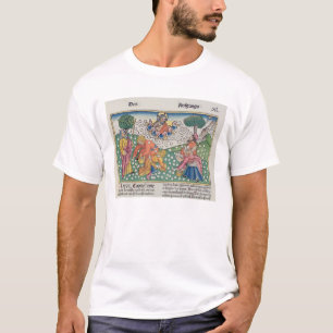 Gott 13-22 des Exodus-16 stellt Wachteln und Manna T-Shirt