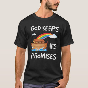 Gott Behalte seine Versprechen Noahs Ark Christlic T-Shirt