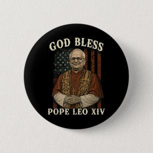 Gott Bless Papst Leo Xiv Habemus Papam Katholische Button